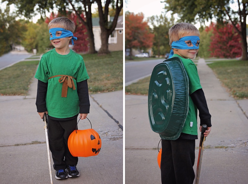 DIY Halloween Ninja Turtle