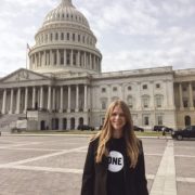 Megan at the US Capitol for ONE